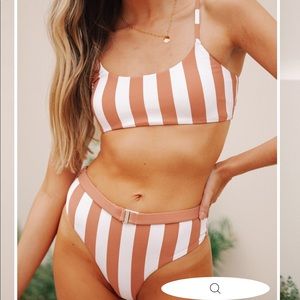 Vici Collection Tan Lines Striped Bikini